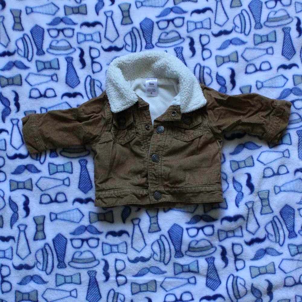 Carters corduroy jacket size 3 months